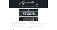 Desktop Screenshot of hairworkssalon.net